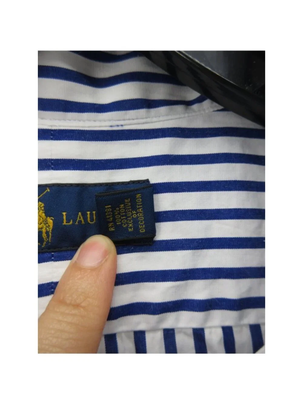 Ralph Lauren Shirt 3XB Big Button Down Nautical Flag AOP Striped Woven